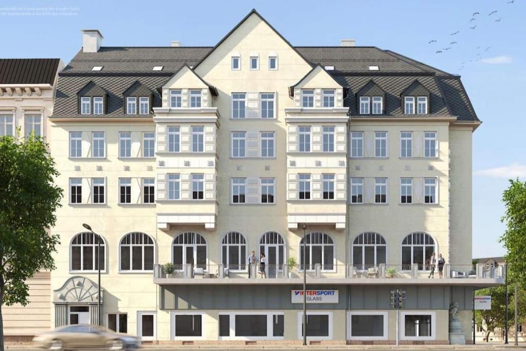 Goethe Palais Suite Charlotte 4P L Lift I Parkplatzi Zentrum I Helios Aue  Kültér fotó